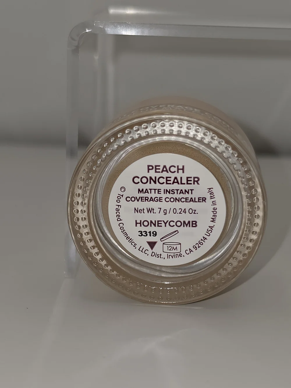 DISCONTINUED Too Faced Instant Coverage Peach Concealer - 